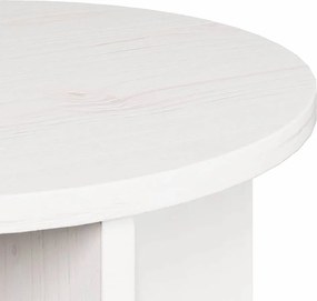 vidaXL Τραπεζάκι σαλονιού 2 pcs Λευκό Μασίφ ξύλο πεύκου