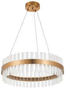 Φωτιστικό Οροφής  M6612-600 TORRENT BRUSHED GOLD PENDANT Γ3 - 51W - 100W - 77-8212