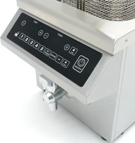 Deep Fryer - 8L - 1 Basket - Induction - Lift System - with Drain Tap
