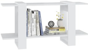 vidaXL Βιβλιοθήκη Ραφιέρα Λευκή 100 x 30 x 51 εκ. Επεξεργασμένο Ξύλο