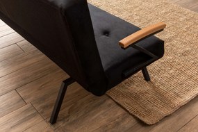 3-Seat Sofa-Bed Zven - Black Black