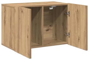 vidaXL Ντουλάπι Τοίχου Τηλεόρασης Artisian Δρυς 60 x 30 x 41 εκ.