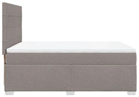 ΚΡΕΒΑΤΙ BOXSPRING ΜΕ ΣΤΡΩΜΑ TAUPE 140X200 ΕΚ. ΥΦΑΣΜΑΤΙΝΟ 3290515