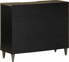vidaXL Sideboard 90x33x75 cm μασίφ ξύλο Mango