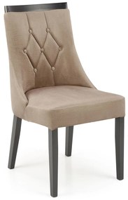 60-28126 ROYAL chair, black / beige Monolith 09, 1 Τεμάχιο