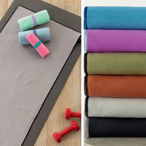 Πετσέτα Microfiber (75x140) Palamaiki Gym Active 4 200gsm Μαύρο