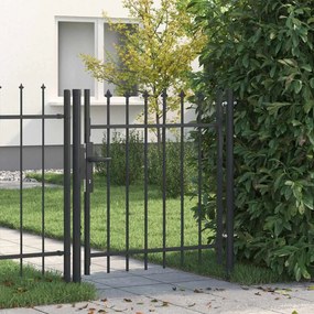 vidaXL Πύλη Φράχτη με κλειδαριά Boxtel Γκρι 103 x 150 cm