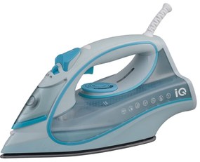 Iq Ηλεκτρικό Σίδερο Ei-863 Blue 3100w Με Κεραμική Πλάκα Και Συνεχόμενη Παροχή 35g/min