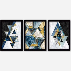 Κάδρα (Σετ 3Τμχ) 364LUL1380 35x45cm Multi Wallity Vertical Plastic,Mdf