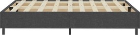vidaXL Πλαίσιο Κρεβατιού Boxspring Γκρι 160 x 200 εκ. Υφασμάτινο