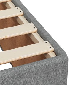 ΚΡΕΒΑΤΙ BOXSPRING ΜΕ ΣΤΡΩΜΑ ΑΝΟΙΧΤΟ ΓΚΡΙ 100X200 ΕΚ. ΥΦΑΣΜΑΤΙΝΟ 3290399