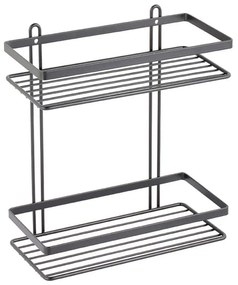 Εταζέρα 2 Θέσεων Elegant 02-8703 25x12x27.5cm Black Estia Stainless Steel
