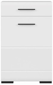 Σιφονιέρα Boston J115, Γυαλιστερό λευκό, Άσπρο, Με συρτάρια και ντουλάπια, Αριθμός συρταριών: 1, 101x64x37cm, 29 kg | Epipla1.gr