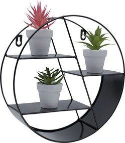 Μεταλλικό Ράφι Τοίχου 3 Επιπέδων Δ29cm Βάθος 10cm