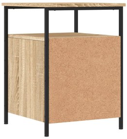 Κομοδίνο Sonoma Δρυς 44 x 45 x 60 εκ. από Επεξεργασμένο Ξύλο - Καφέ