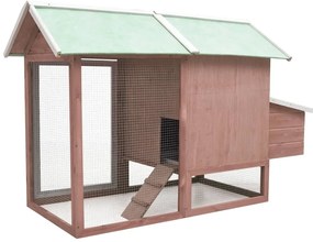 vidaXL Κοτέτσι Μόκα 170 x 81 x 110 εκ. από Μασίφ Ξύλο Πεύκου & Ελάτης