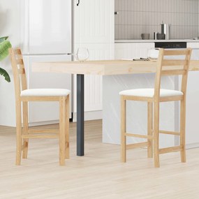 vidaXL Καρέκλες φαγητού 2 pcs Φυσικό 40 x 47,5 x 99,5 εκ
