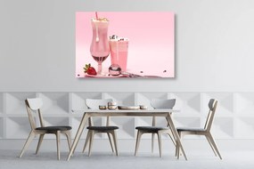 Εικόνα ροζ milkshake - 60x40