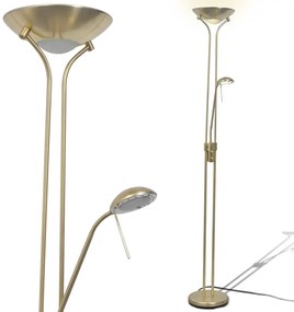 vidaXL Φωτιστικό Δαπέδου LED 23 W με Dimmer