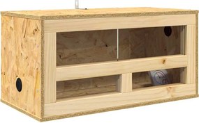 vidaXL Terrarium Καφέ 60 x 30 x 80 εκ OSB