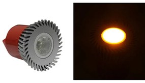 Adeleq Led Λάμπα Ισχύος Mr16 3W 230V 1 Led 30° Πορτοκάλι 13-160333