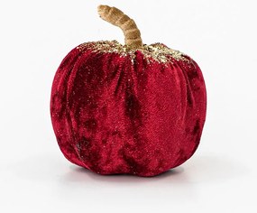 Διακοσμητική Κολοκύθα (Φ8x8) Eurolamp Burgundy Velvet 600-45563