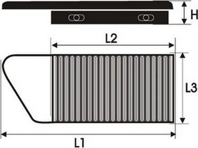Φίλτρο αέρα Green Filters P960521