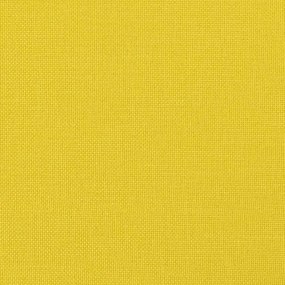vidaXL Μαξιλάρια Διακοσμητικά 2 τεμ. Αν. Κίτρινο Ø15x50 εκ. Υφασμάτινα