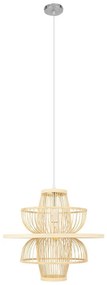 Φωτιστικό Οροφής Bali 00861 1xΕ27 Φ45x42,5cm Beige GloboStar