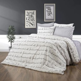 Σεντόνια Αρίσβη 471 (Σετ 4τμχ) White DimCol Queen Size 240x270cm Βαμβάκι-Πολυέστερ