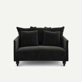 Διθέσιος καναπές compact από βελούδο chenille, Lazare