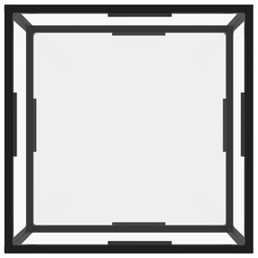 Τραπεζάκι Σαλονιού Διαφανές 60 x 60 x 35 εκ. από Ψημένο Γυαλί - Διαφανές