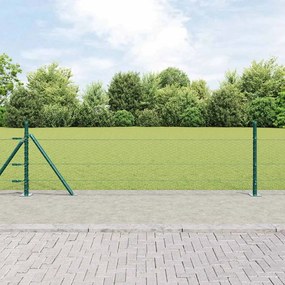 vidaXL Φράχτης Hexagon Πράσινος 0.5x100 m Χάλυβας