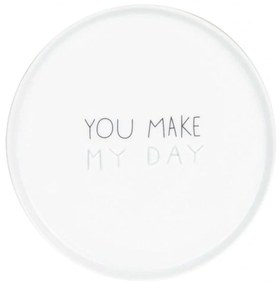 Πιάτο Γλυκού You Make My Day LBTRD0016530 Φ11cm White Raeder Πορσελάνη