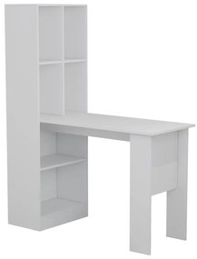 Office bookcase-desk Acumen melamine white 120x50x150cm 120x50x150 εκ.