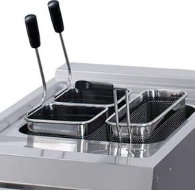 Heavy Duty Pasta Cooker - 1 x 20L - Single Unit - 70cm Deep - Electric