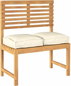 vidaXL Μαξιλάρι 2 pcs Κρεμ 40 x 40 x 8 εκ. Ύφασμα Όξφορντ