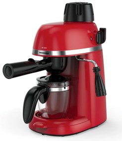 Heinner HEM-350RD Χειροκίνητη Μηχανή Espresso 800W Πίεσης 3.5bar Κόκκινη