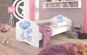 Παιδικό Κρεβάτι Leomari I-Teddy Bear-Με προστατευτικό-140 x 70