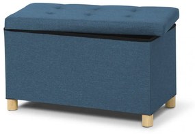 Σκαμπό με Αποθηκευτικό Χώρο 76 x 38 x 43 cm Χρώματος Πετρόλ Idomya 30010086 30010086