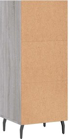 vidaXL Ντουλάπι Γκρι sonoma 34,5x32,5x90εκ. από Επεξεργασμένο Ξύλο
