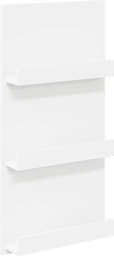 vidaXL Ράφι Περιοδικών Λευκό 51 x 11 x 102 εκ Επεξεργασμένο Ξύλο