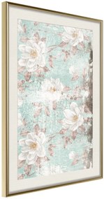 Αφίσα - Floral Muslin - 40x60 - Χρυσό - Με πασπαρτού