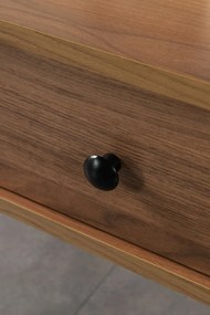 Κομοδίνο Καρυδί RONUBRI 55x55x30