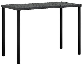 vidaXL Σαλόνι Σε Σχήμα L 5 Τεμάχια Μαύρο Συνθετικό Ρατάν με Μαξιλάρια