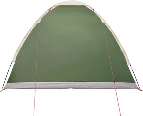 vidaXL Σκηνή Camping 4 ατόμων Πράσινο 185T Πολυεστέρας με επικάλυψη PU