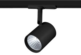 Σποτ Ράγας 2 Καλωδίων Zuno740B2 7W 4000K 540lm Black Aca Aluminium