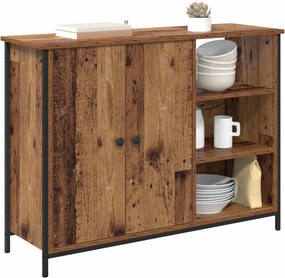vidaXL Πλαϊνό γραφείο Παλιό Ξύλο 100 x 33 x 75 εκ Επεξεργασμένο ξύλο