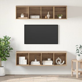 vidaXL Σετ επίπλου τηλεόρασης 3 pcs artisan δρυς Επεξεργασμένο ξύλο