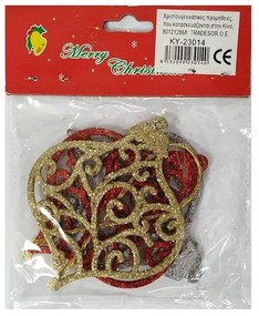 Σετ Χριστουγεννιάτικα Στολίδια 10x8εκ. 3τεμ